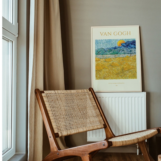 Poster, Van Gogh - Peisaj de seară, 21x30