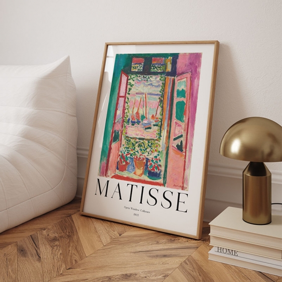 Poster, Matisse - Fereastra deschisă, 30x40