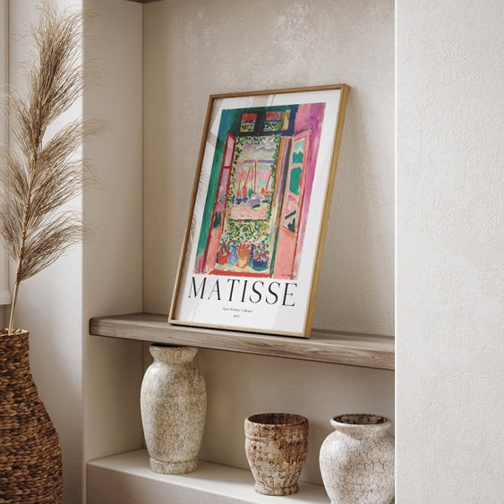 Poster, Matisse - Fereastra deschisă, 30x40