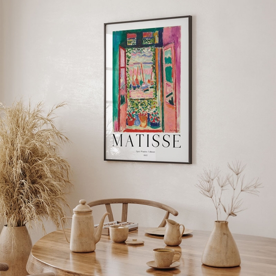 Poster, Matisse - Fereastra deschisă, 30x40