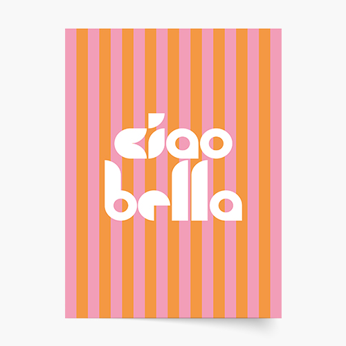 Poster, Salut, frumoaso/ă, 21x30