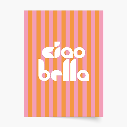 Poster, Salut, frumoaso/ă, 21x30