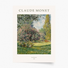 Poster, Monet - Parcul Monceau, 30x40