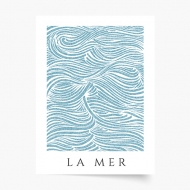 Poster, La Mer, 20x30 cm