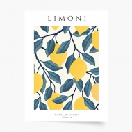 Poster, Limoni Italia, 20x30 cm