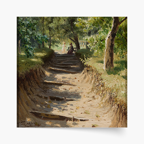Poster, Nikolai A. Sergei „Aleea din grădină”, 40x40
