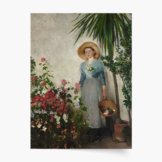 Poster, O. Boznańska „În Orangerie”, 21x30