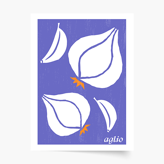 Poster, Bucătărie italiană - Aglio, 21x30