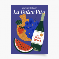 Poster, Dolce Vita, 20x30 cm