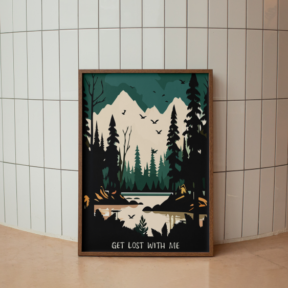 Poster, Las: Pierde-te cu mine, 30x40