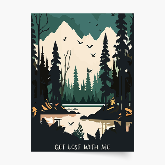 Poster, Las: Pierde-te cu mine, 30x40