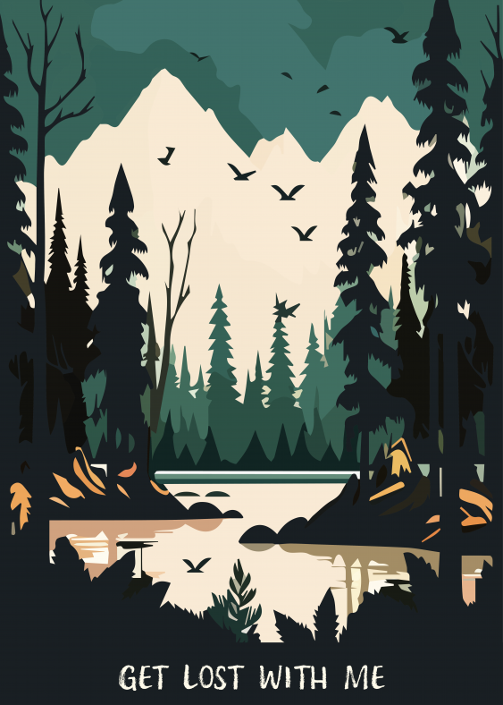 Poster, Las: Pierde-te cu mine, 30x40
