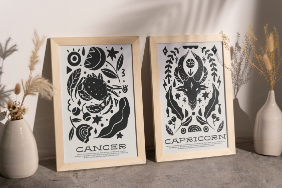 Poster, Capricornul, 21x30