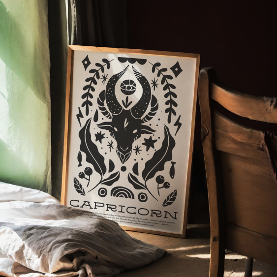 Poster, Capricornul, 21x30