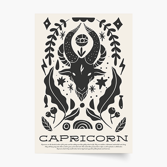 Poster, Capricornul, 21x30