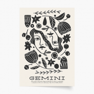 Poster, Gemini, 20x30 cm
