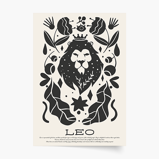 Poster, Leu, 21x30