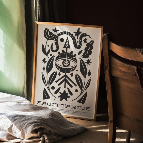 Poster, Săgetător, 21x30