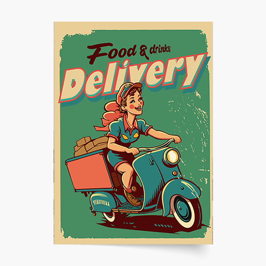 Poster, Livrare, 21x30
