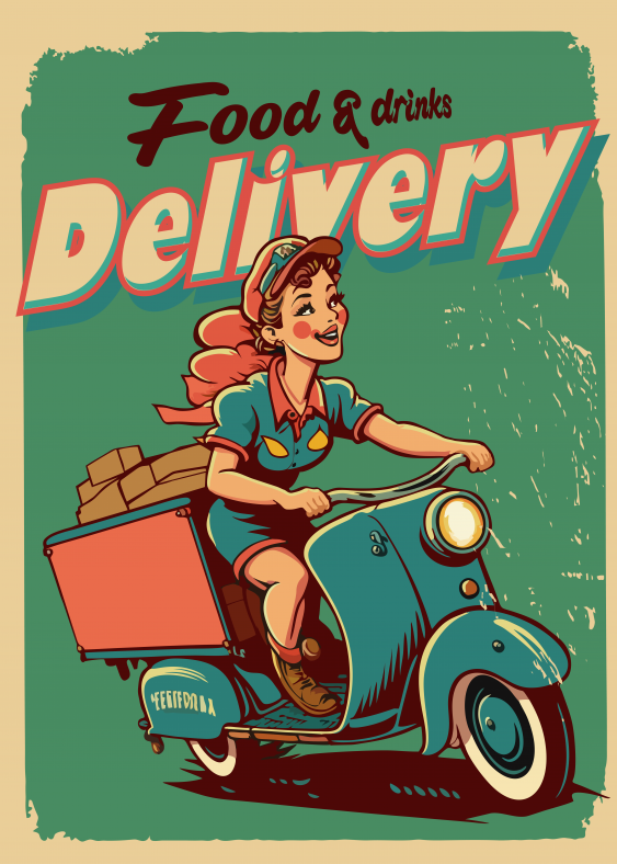 Poster, Livrare, 21x30