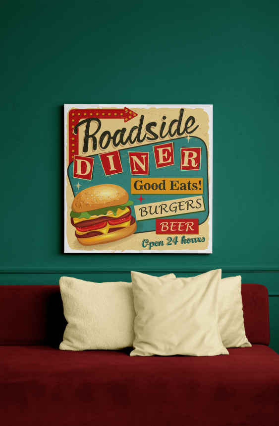 Poster, Restaurant, 30x30