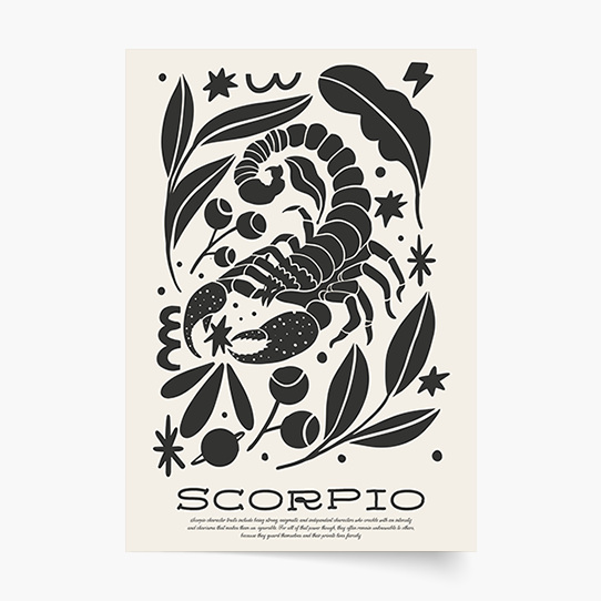 Poster, Scorpionul, 21x30