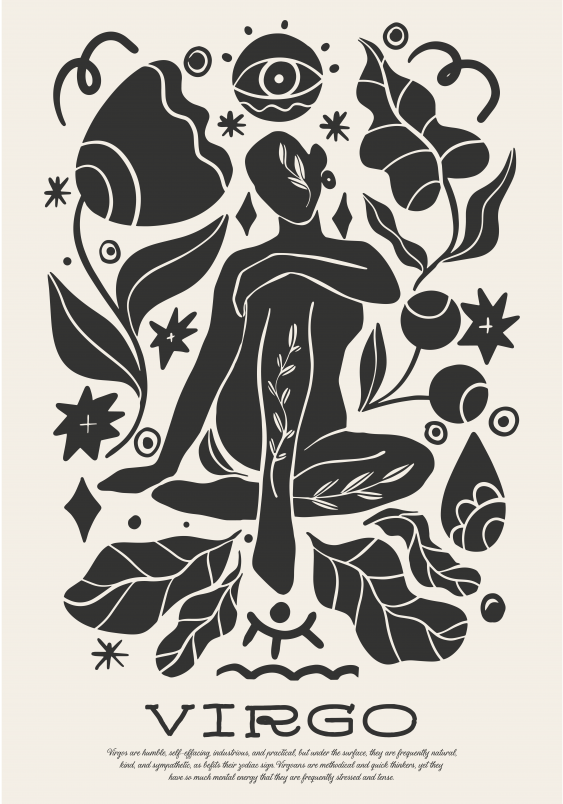 Poster, Fecioară, 21x30