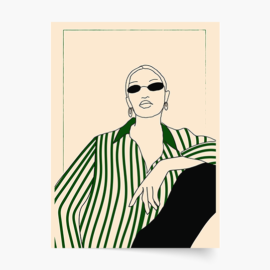 Poster, Femeie - Modă II, 50x70