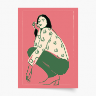 Poster, Woman - Fashion III, 20x30 cm