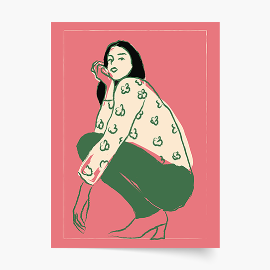 Poster, Femeie - Modă III, 50x70