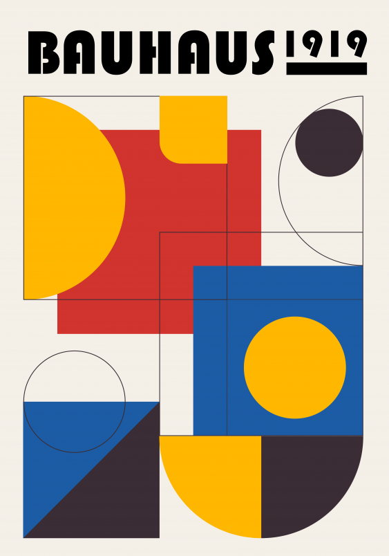 Poster, Bauhaus I, 21x30