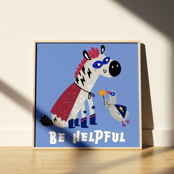 Poster, Eroi - Fiți de ajutor, 30x30