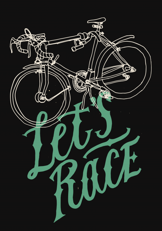 Poster, Biciclete - Hai să ne întrecem, 50x70
