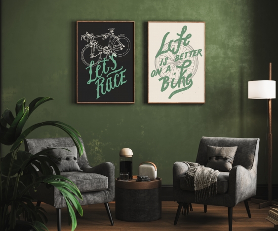 Poster, Biciclete - Pe bicicletă, 21x30