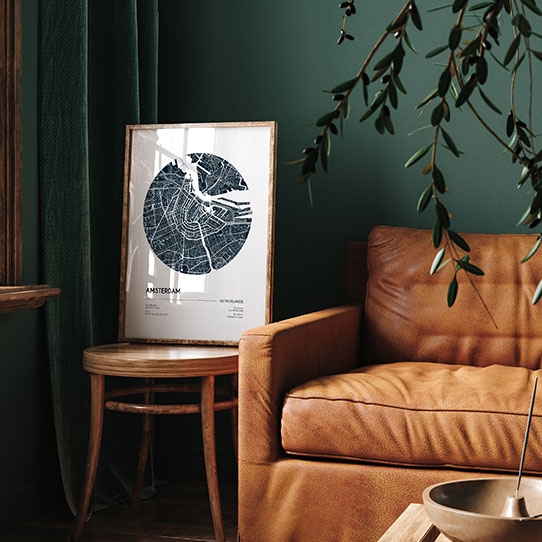 Poster, Hărți: Stockholm, 21x30