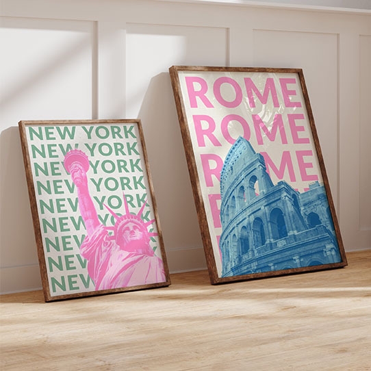 Poster, Oraș: Roma, 21x30