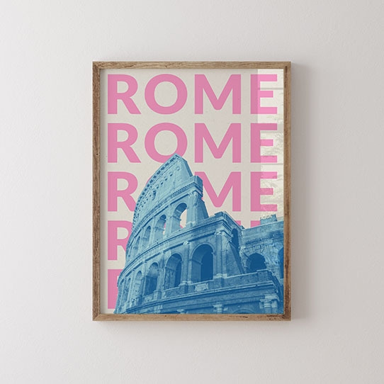 Poster, Oraș: Roma, 21x30