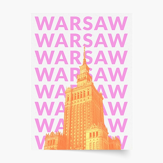 Poster, Oraș: Varșovia, 21x30