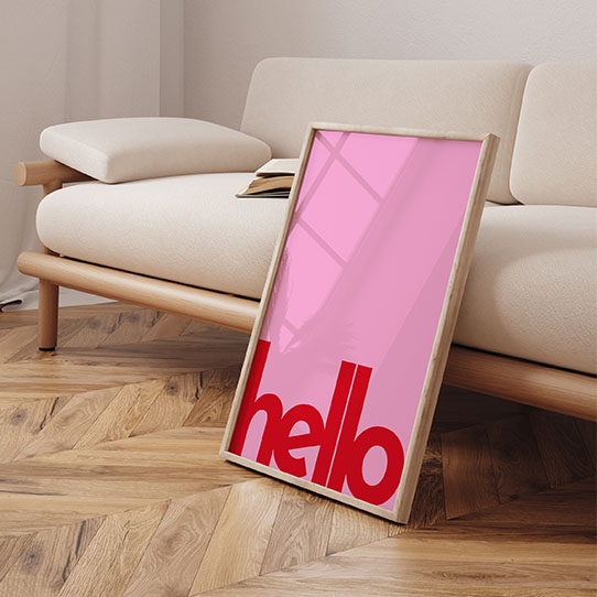 Poster, Tipografic: Salut, 30x40