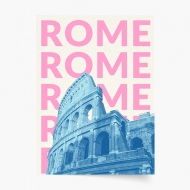 Poster, City: Rome, 20x30 cm