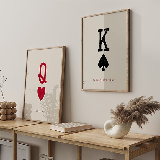Poster, Tipografic: Q Lucky You, 30x40