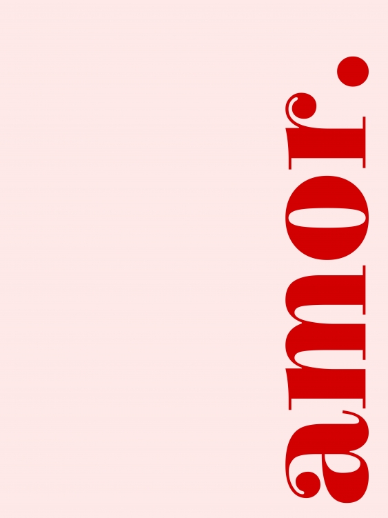 Poster, Tipografic: Cupidon, 30x40