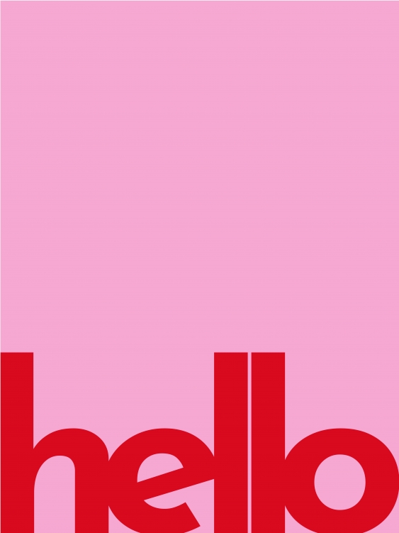 Poster, Tipografic: Salut, 30x40
