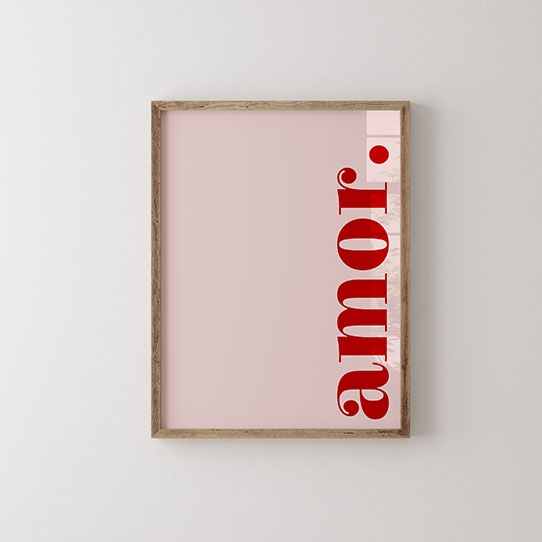 Poster, Tipografic: Cupidon, 30x40