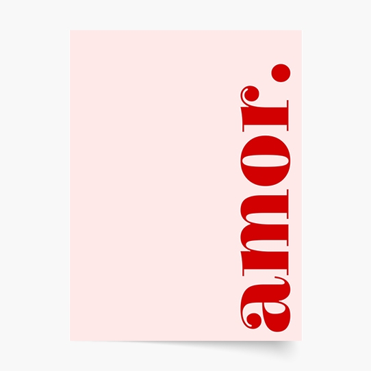 Poster, Tipografic: Cupidon, 30x40