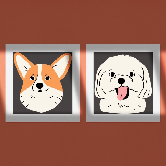 Poster, Câini: Corgi, 30x30