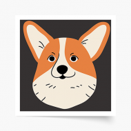 Poster, Câini: Corgi, 30x30 cm