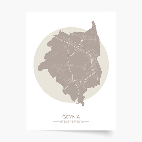 Poster, Orașe poloneze: Gdynia, 21x30