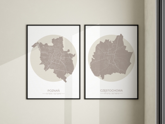 Poster, Orașe poloneze: Poznań, 21x30