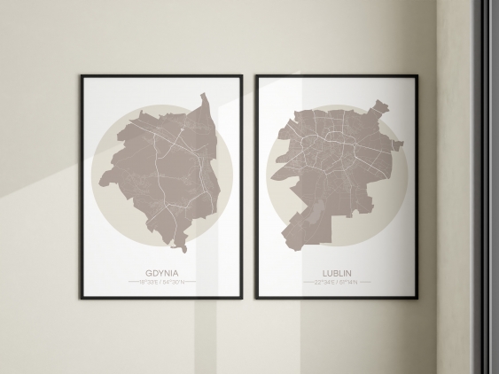 Poster, Orașe poloneze: Lublin, 21x30